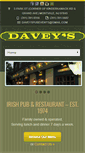 Mobile Screenshot of daveyspub.com